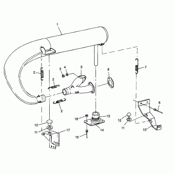 EXHAUST SYSTEM SUPER SPORT 0980761 (4942874287C002)