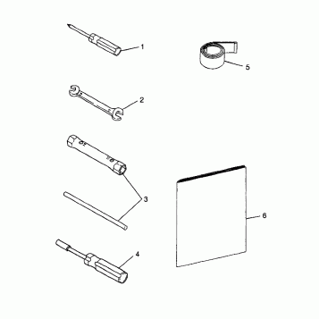 TOOL KIT SUPER SPORT 0980761 (4942874287C004)