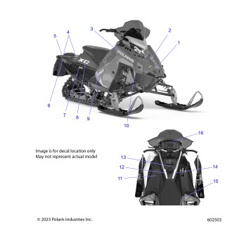 BODY, DECAL, BLACK SIDE PANEL W/GRAY ACCENT - S24TKP6RS (602503)