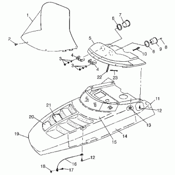 HOOD XLT LTD 0983756 (4943034303A010)