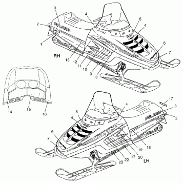 DECALS XLT LTD 0983756 (4943034303A012)
