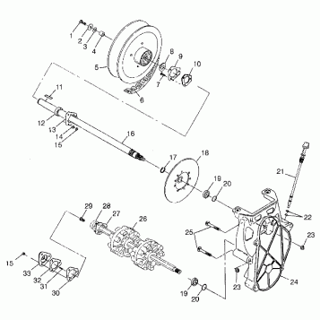 DRIVE TRAIN - 0983756 (4943034303b008)