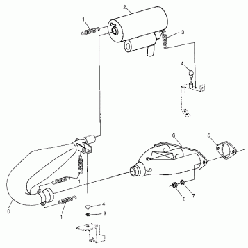 EXHAUST SYSTEM - 0983756 (4943034303c003)