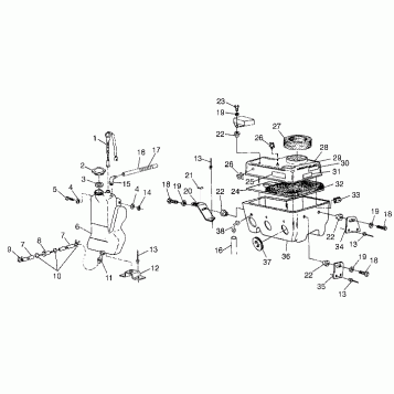 OIL TANK/AIR BOX - 0983756 (4943034303c004)