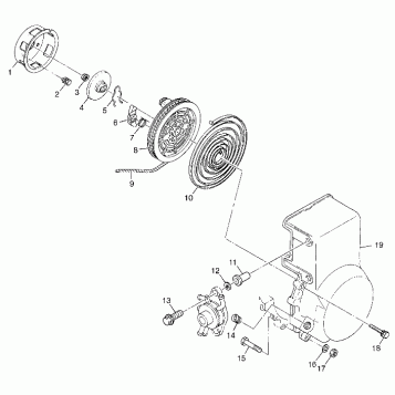 RECOIL STARTER - 0983756 (4943034303c013)