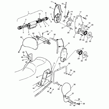 BACKREST ULTRA TOURING 0985378 and  EUROPEAN ULTRA TOURING E985378 (4943404340A007)