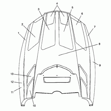 HOOD - FOAM/FOIL - 0985378 (4943404340b002)