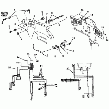 CONSOLE and WIRE HARNESS - E985378 (4943404340b005)