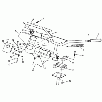 STEERING - HANDLEBAR - E985378 (4943404340b009)
