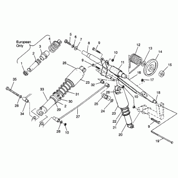 REAR TORQUE ARM - E985378 (4943404340c004)