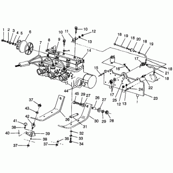 ENGINE MOUNTING - E985378 (4943404340c007)