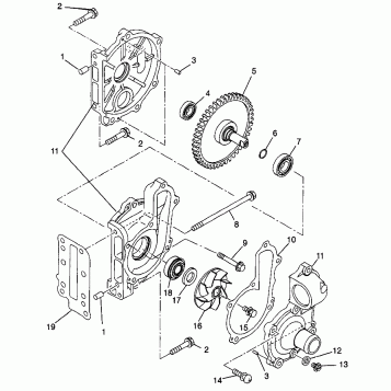 WATER PUMP - E985378 (4943404340c013)