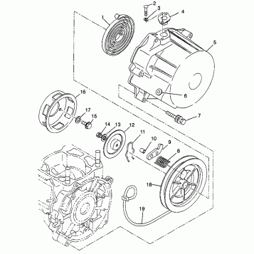 RECOIL STARTER ULTRA TOURING 0985378 and EUROPEAN ULTRA TOURING E985378 (4943404340D005)