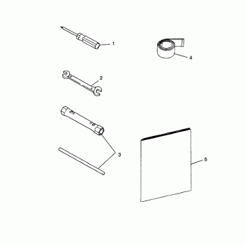 TOOL KIT ULTRA TOURING 0985378 and EUROPEAN ULTRA TOURING E985378 (4943404340D007)