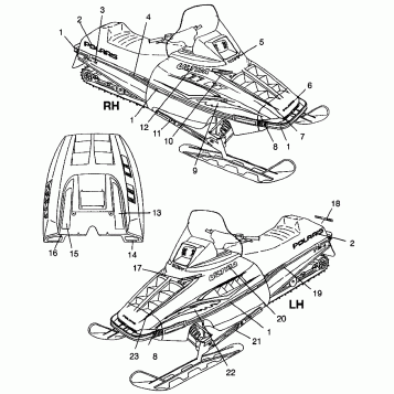 DECALS ULTRA 0986778 (4943554355A008)