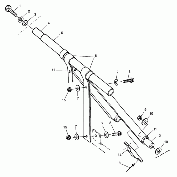 FRONT TORQUE ARM - 0986778 (4943554355b010)