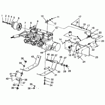 ENGINE MOUNTING ULTRA 0986778 (4943554355C002)