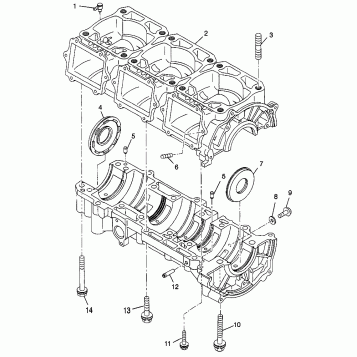 CRANKCASE ULTRA 0986778 (4943554355C006)