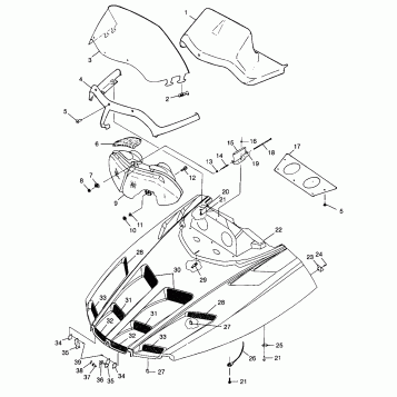 HOOD STORM 0985782 (4943674367A009)