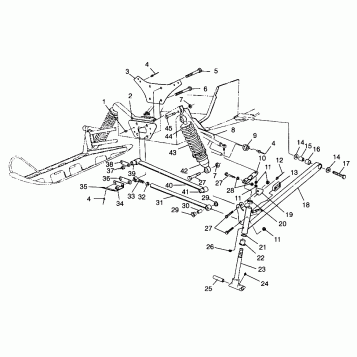 FRONT SUSPENSION - 0985782 (4943674367b001)