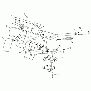 STEERING - HANDLEBAR - 0985782 (4943674367b005)