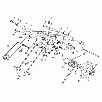REAR TORQUE ARM - 0985782 (4943674367b014)