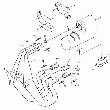 EXHAUST SYSTEM - 0985782 (4943674367c003)
