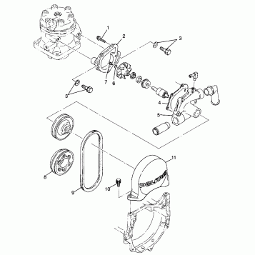 WATER PUMP STORM 0985782 (4943674367D001)