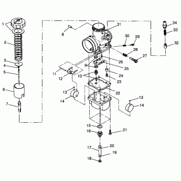 CARBURETOR STORM 0985782 (4943674367D002)
