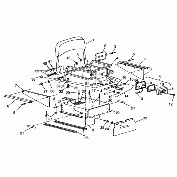 RACK and TUNNEL EXTENSION WIDETRAK LX 0982065 and EUROPEAN WIDETRAK LX E982 (4943884388B003)