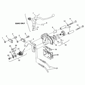 BRAKE WIDETRAK LX 0982065 and EUROPEAN WIDETRAK LX E982065 (4943884388B008)