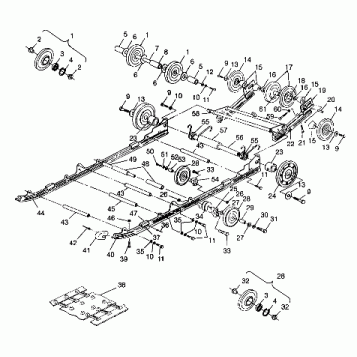 SUSPENSION WIDETRAK LX 0982065 and EUROPEAN WIDETRAK LX E982065 (4943884388B009)