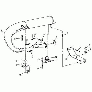 EXHAUST SYSTEM WIDETRAK LX 0982065 and EUROPEAN WIDETRAK LX E982065 (4943884388C003)