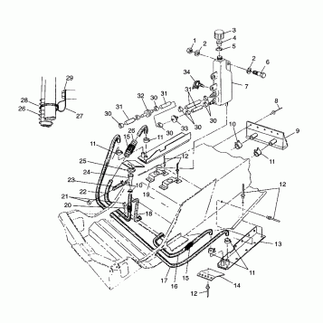 COOLING SYSTEM WIDETRAK LX 0982065 and EUROPEAN WIDETRAK LX E982065 (4943884388C005)