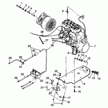 ENGINE MOUNTING WIDETRAK LX 0982065 and EUROPEAN WIDETRAK LX E982065 (4943884388C007)