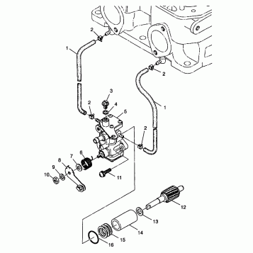 OIL PUMP WIDETRAK LX 0982065 and EUROPEAN WIDETRAK LX E982065 (4943884388C014)