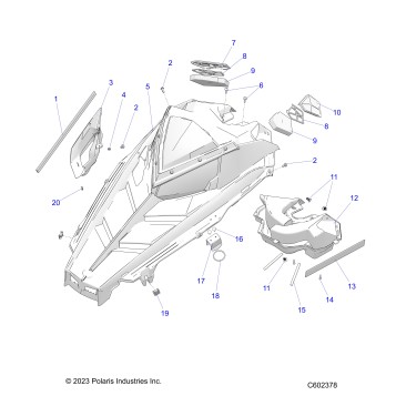 BODY, HOOD ASM. - S25CED5TSL/TSU (C602378)