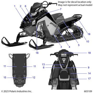 BODY, DECAL, BLACK SIDE PANEL W/BLUE DUSK TRIM - S26TGM8MS (603109)