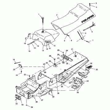 TUNNEL and SEAT - 099LT3AS (4946704670a005)