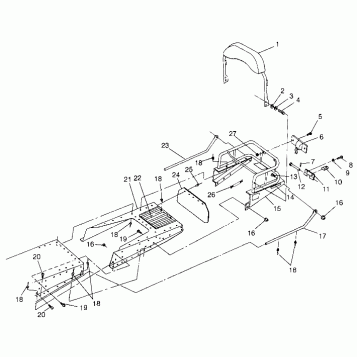 RACK and TUNNEL EXTENSION - 099LT3AS (4946704670a012)