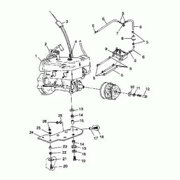 ENGINE MOUNTING - 099LT3AS (4946704670b011)
