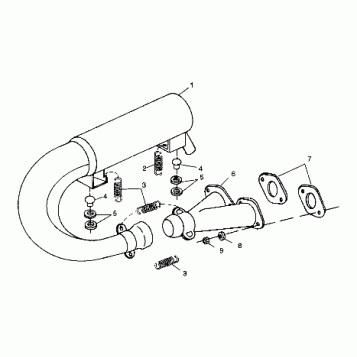EXHAUST SYSTEM - 099LT3AS (4946704670b012)