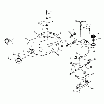 OIL TANK / AIR BOX - 099LT3AS (4946704670b013)