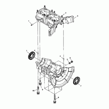CRANKCASE - 099LT3AS (4946704670c001)