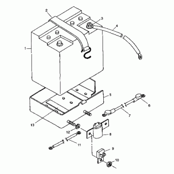 BATTERY BOX (DELUXE) - 099LD3AS (4946734673a012)