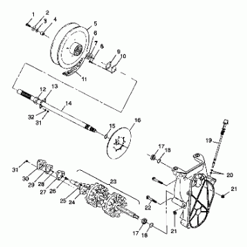 DRIVE TRAIN - 099LD3AS (4946734673b006)