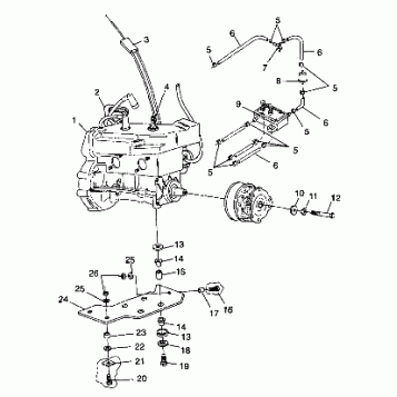 ENGINE MOUNTING - 099LD3AS (4946734673b013)