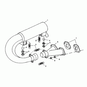 EXHAUST SYSTEM - 099LD3AS (4946734673b014)