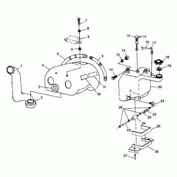 OIL TANK / AIR BOX - 099LB3AS (4946734673c001)