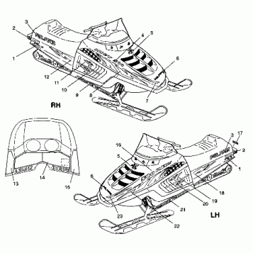 DECALS - BLACK HOOD - 099EB4BS (4946834683a010)